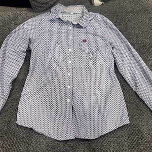 Cinch Western Shirt Women's Long Sleeve Geometric Print